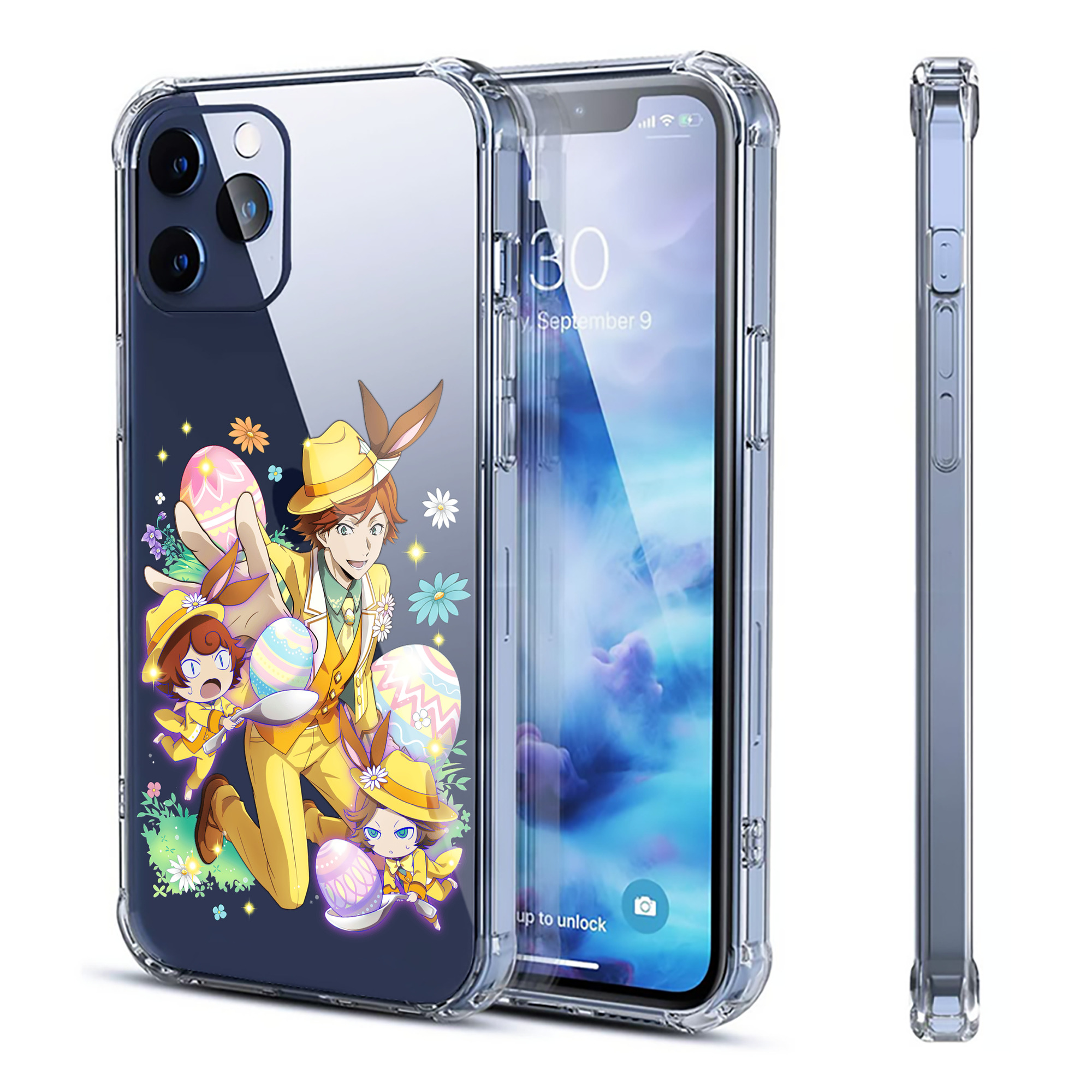 （画像用） 文豪ストレイドッグス Bungo Stray Dogs 【iPhone 12シリーズ対応】透明スマホケース（クリアソフトケース）